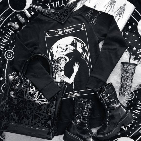 Killstar Wolf Moon Pullover Sweater 💫 HOST PICK - Picture 2 of 8
